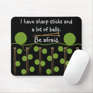 Stickning av Humor Musmatta