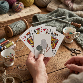Stickning Casinokort