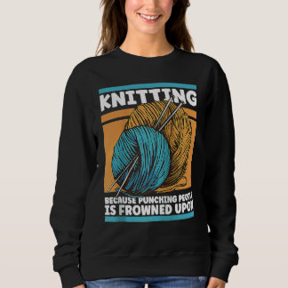 Stickning Eftersom att slå människor är ogillat Y T Shirt