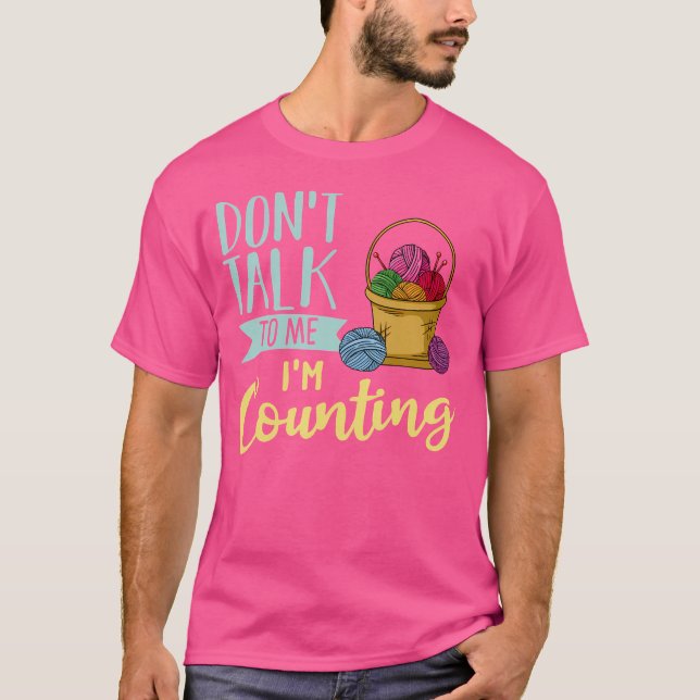 Stickning för nybörjare t shirt (Framsida)