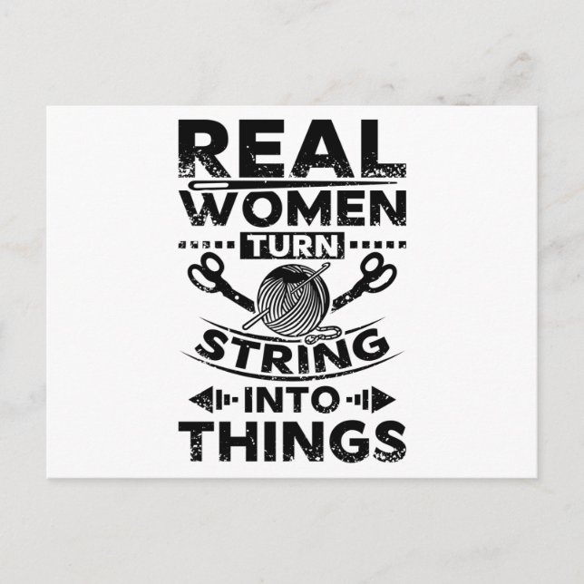 Stickning Och Sy Vykort (Framsida)