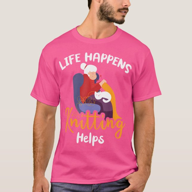 Stickning T Shirt (Framsida)