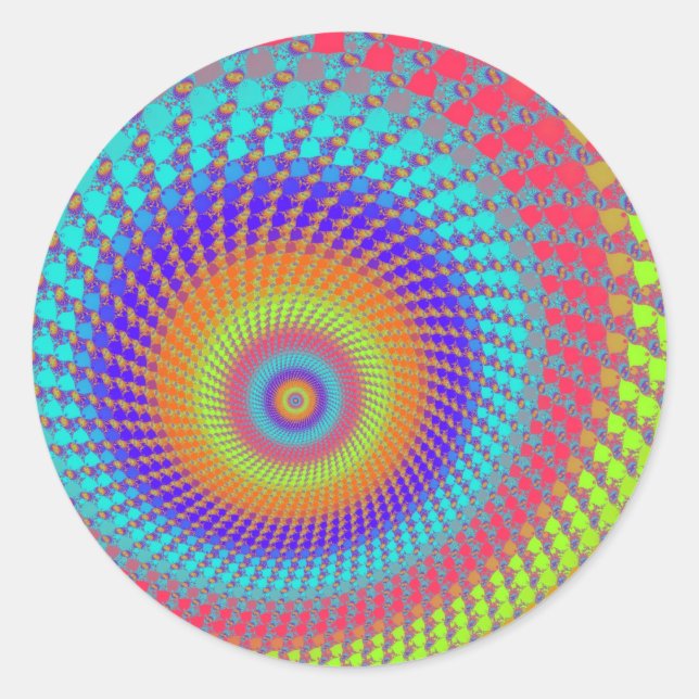 Stickningar för högdagerritstiftsringar runt klistermärke (Framsida)