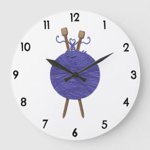 Stickningshumor Stor Klocka