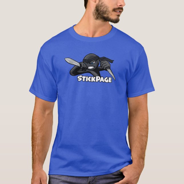 StickPage - galna Ninja Tee Shirt (Framsida)