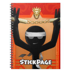 StickPage - skriv in draken Anteckningsbok Med Spiral