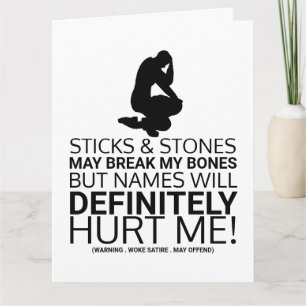 Sticks & stenar, Woke Satire Kort