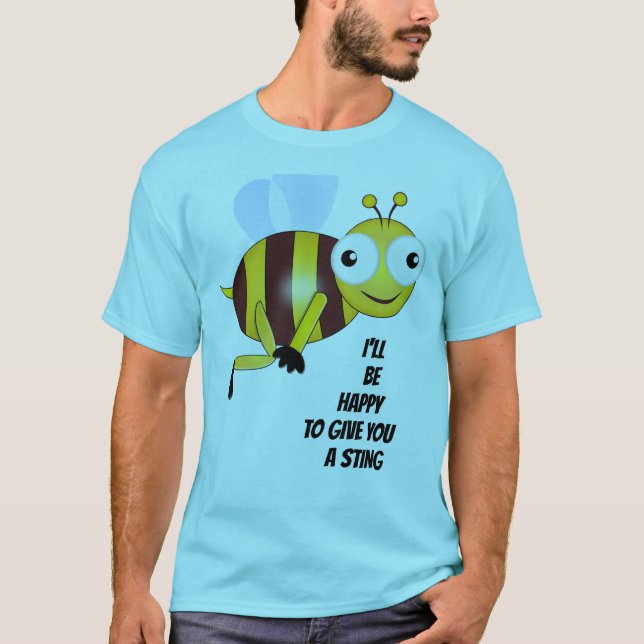 Stickvarning T Shirt (Framsida)