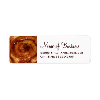 Sticky Bun Baked Goods Bakery Boutique Returadress Etikett