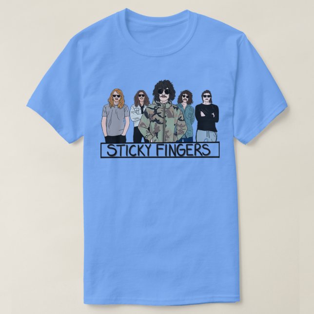Sticky Finger 2 T Shirt (Design framsida)