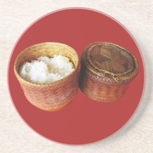 Sticky Ris [Khao Niao] Thai Lao Food Underlägg