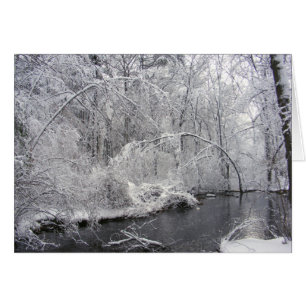 Sticky Snö 27 ~-kort Hälsningskort