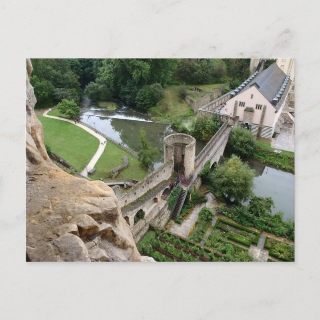 Stierchen Bridge utanför kasematerna i sten Vykort (Framsida)