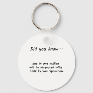 Stiff Person Syndrome - visste du? Nyckelring