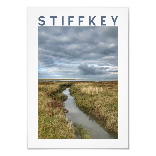 Stiffkey Coastal Marsh Landscape Poster (Framsidan)