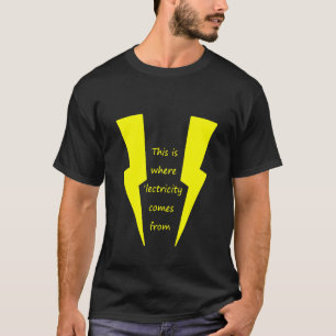 Stifler Mamma härstammar från elektricitet T Shirt