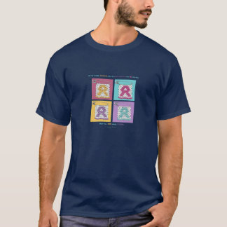 Stift för ANSIKTEAIDSstil T-shirt