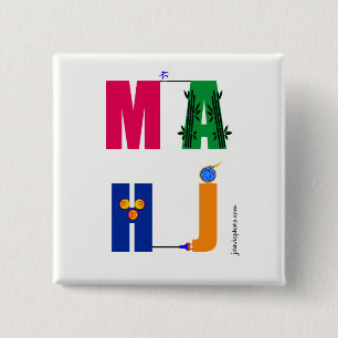 Stift för Mah Jongg MAHJ Knapp