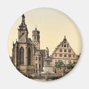 Stiftkirche Stuttgart, Wurtemburg, tyskland Magnet