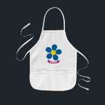 Stig för mycket Challah Dough-Mindys Apron Barnförkläde<br><div class="desc">Ta bort för mycket Challah Dough till livet! I den klassiska judiska barnfavoriten Bok (Hachai) bär Mindy en vit apron med en Big blue-blomma medan hon bakar sina vackra Challahs- - Halls Homemade! Här har du en chans att du gillar att ge lite bagare till bäran samma pron som Mindy...</div>