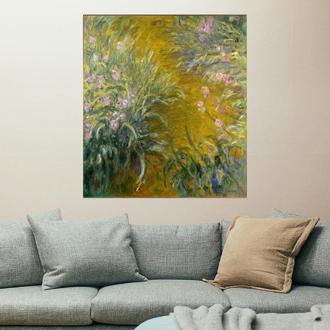 Stig genom irisar, Monet Poster (Skapare uppladdad)
