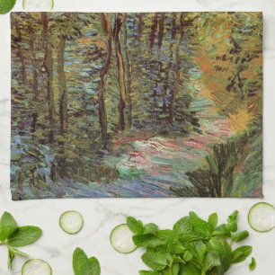 Stig i skogen av Vincent van Gogh Kökshandduk