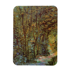 Stig i skogen av Vincent van Gogh Magnet