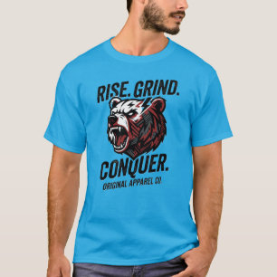 Stig Mål Krossa Björn Motivation Fram Bakom Gym T Shirt