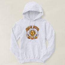 Stig Med Solen Retro Badge Hoodie