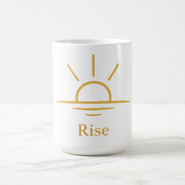 Stig — Minimalist soluppgång Kaffemugg