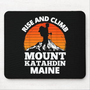 Stig Och Klättra Mount Katahdin Maine Bergsklättri Musmatta