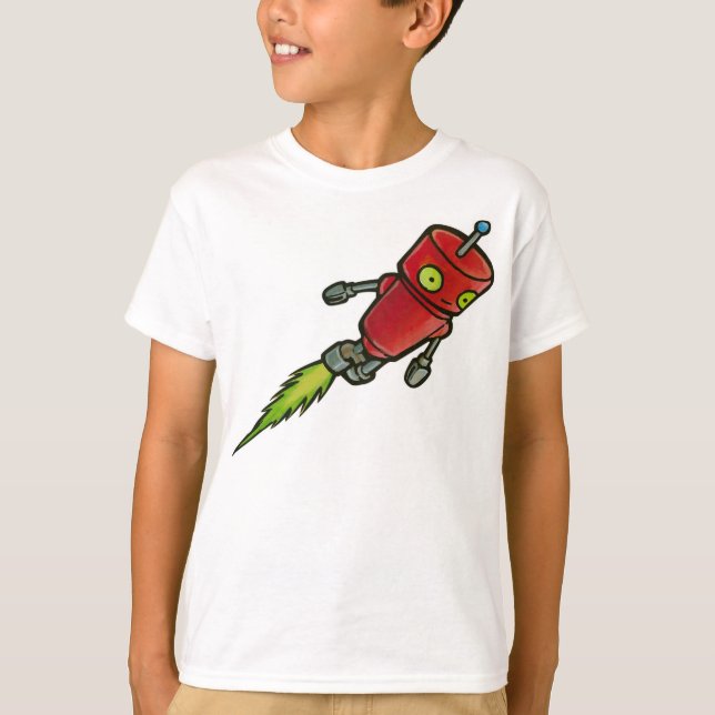 Stig! Raket tre Tee Shirt (Framsida)