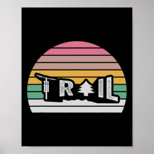 Stig Retro Mountainbike Utomhus Känslor Poster