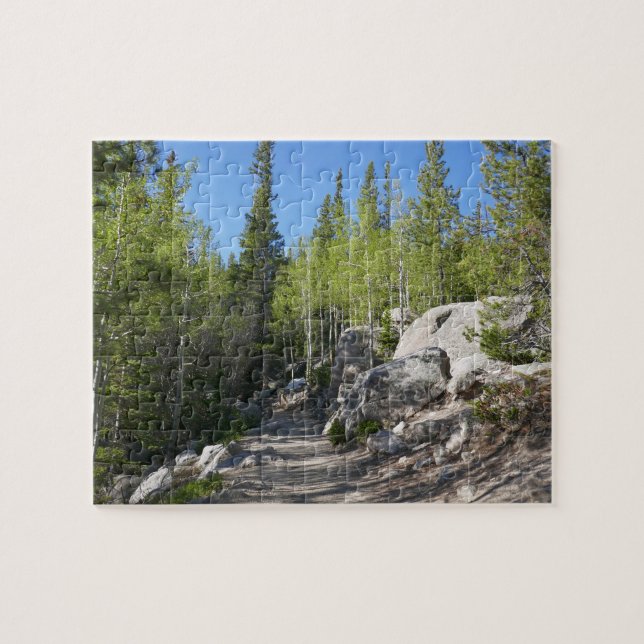 Stig till Alberta Falls Pussel (Horisontell)
