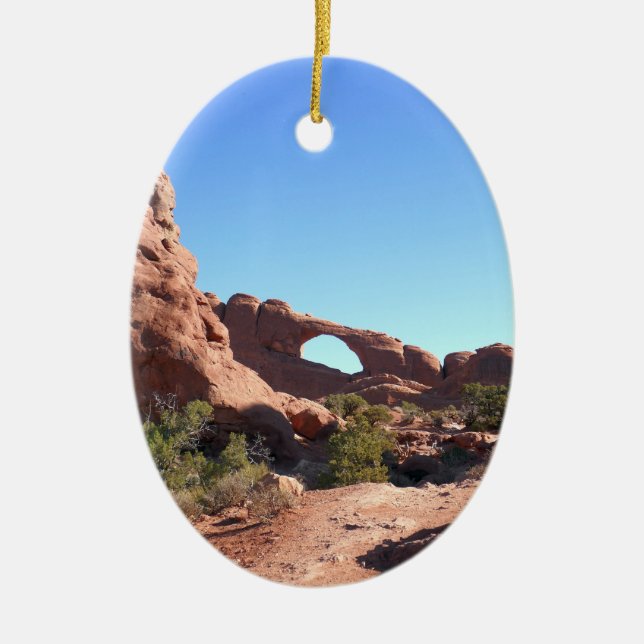 Stig till Skyline Arch Julgransprydnad Keramik (Framsidan)