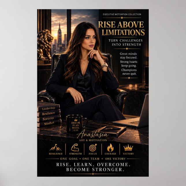 Stig Upp Förbi Begränsningar – Executive Office Af Poster (Framsidan)