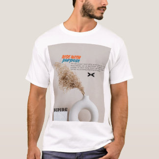 Stig Upp Med Mening – Minimalistisk Modern Motivat T Shirt