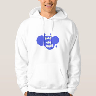 Stig Upp Och Klara Bubbeltypografi Hoodie
