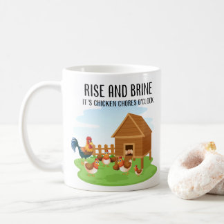 Stig Upp Och Salta Kyckling Kaffemugg