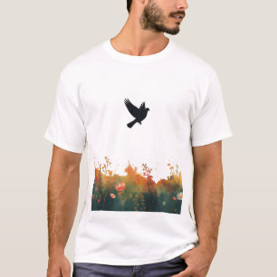Stig Upp Över Krig – Fredsduva Grafisk T-Shirt
