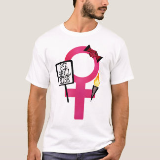 Stig upp till matriarkatet t shirt