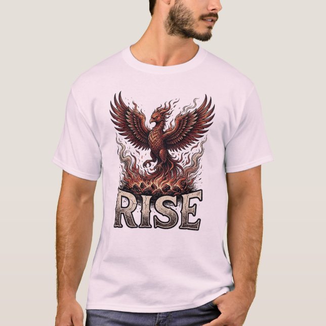 Stig Ur Fenix Eld Grafisk Vintage T-Shirt (Framsida)