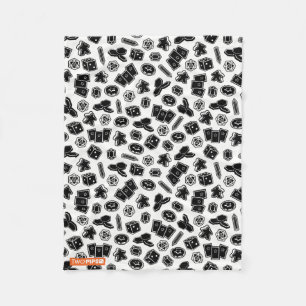 Stiga ombord den modiga mönsterfilten fleecefilt