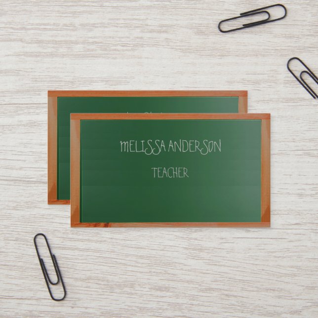 stiga ombord lärare visitkort (Fram/Back In Situ)