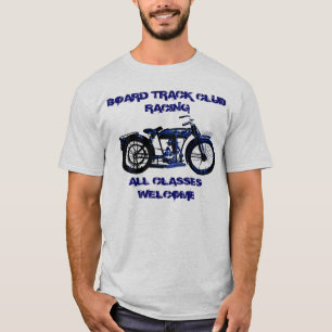 Stiga ombord spårar motorcykeltävla t-shirt