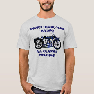 Stiga ombord spårar motorcykeltävla t-shirt