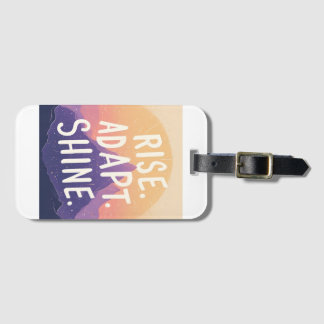 Stiga upp Adapt Shine - inspirationell bergssolupp Bagagebricka