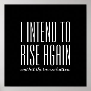 STIGA UPP AGAIN - Sharon Rhea Ford Poster