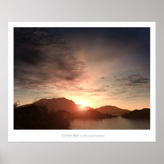 Stiga upp bomull poster