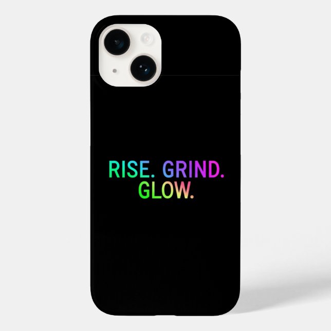 STIGA UPP. BRIND. GLOW. - Motivering iPhone 14 Fod (Baksida)